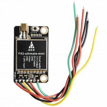 AKK FX2 Ultimate Mini 5.8GHz Video Transmitter (20x30mm / 25-1000mW / MMCX to SMA) | RC-N-Go