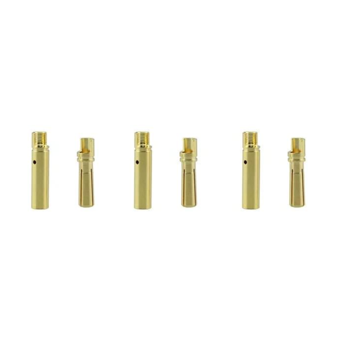 4mm Amass Banana Plug Bullet Connectors (3 Pairs)