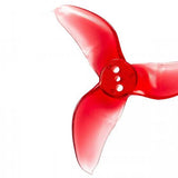 AVAN Blur 2 x 1.9 x 3 Tri-Blade 2" Propellers (Red) | RC-N-Go