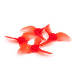 AVAN Blur 2 x 1.9 x 3 Tri-Blade 2" Propellers (Red) | RC-N-Go