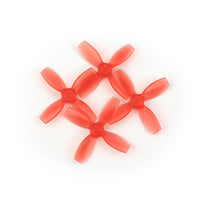 Emax Avia 1210 31mm 4-Blade Propellers for Nanohawk (1.0mm Shaft / Red / 2 Sets) | RC-N-Go