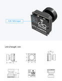 Foxeer Pico Razer Nano FPV Camera (1200TVL / 1.8mm Lens / Black) | RC-N-Go