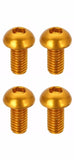 M3 8mm Round Head Aluminum Hex Screws (4pcs / Multiple Colors) | RC-N-Go