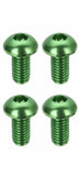 M3 8mm Round Head Aluminum Hex Screws (4pcs / Multiple Colors) | RC-N-Go