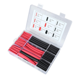 Adhesive-Lined Heat Shrink Kit (266pcs / Multiple Sizes / Red & Black) | RC-N-Go