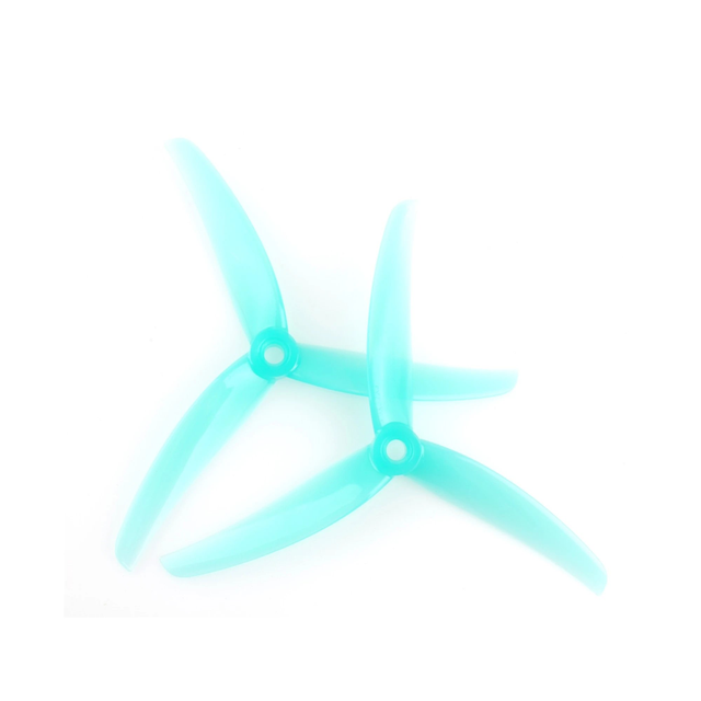 HQProp Juicy J37 4.9X3.7 3-Blade Propellers (5mm Shaft / Blue) | RC-N-Go