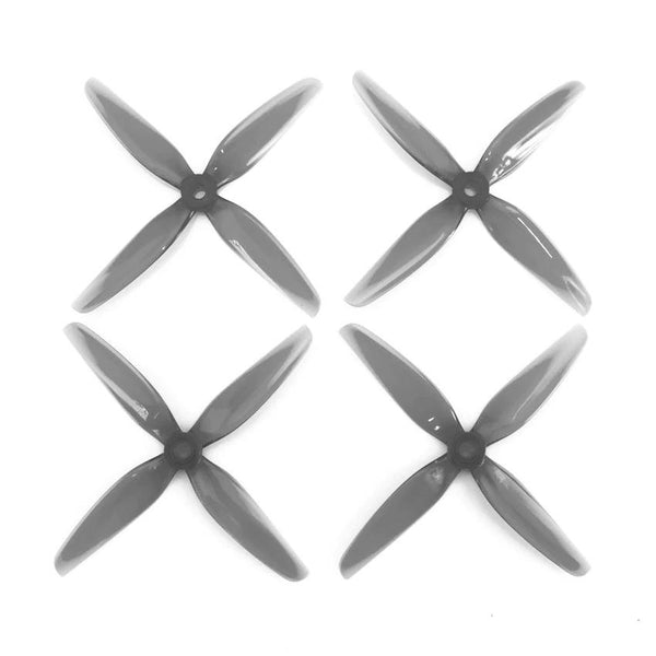 (*) HQProp 4.8X3.4 4-Blade Propellers (5mm Shaft / Grey) | RC-N-Go