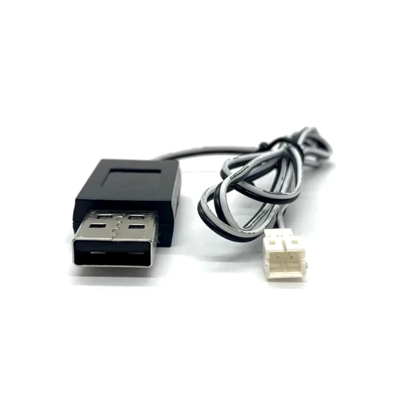 USB Charging Cable for 1S Li-Po Batteries / JST-PH (2-Pin) | RC-N-Go