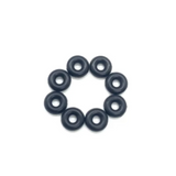 Rubber O-Rings (6mmx2mm / Black / 8pcs) | RC-N-Go