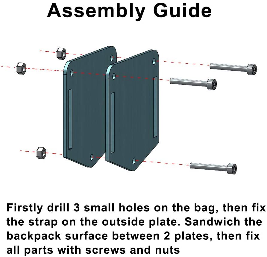 ElecHawk DIY Backpack Drone Mount w/ Battery Strap | RC-N-Go