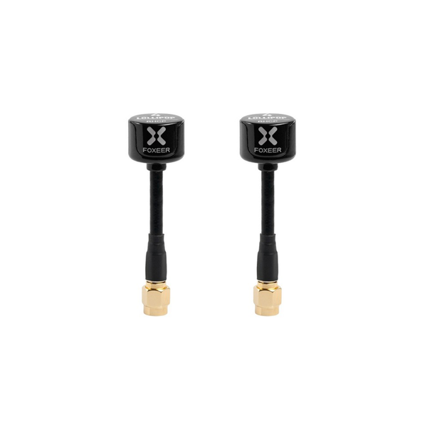 Foxeer Lollipop V4 5.8GHz FPV Antenna (RHCP / SMA / Black / 2pcs) | RC-N-Go