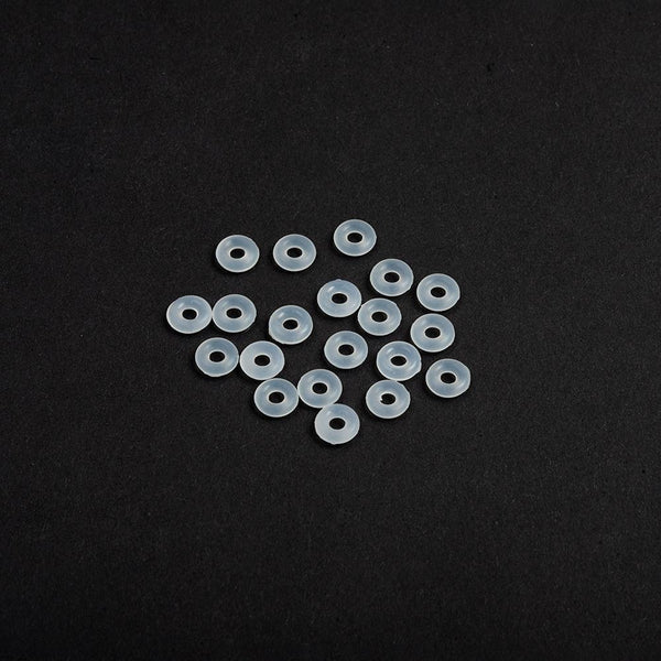 Diatone Silicone O-Ring Set for Stacks (20pcs / Clear / M2 or M3) | RC-N-Go