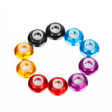 M5 Aluminum Lock Nuts with Flange (4pcs / Low Profile / Multiple Colors) | RC-N-Go