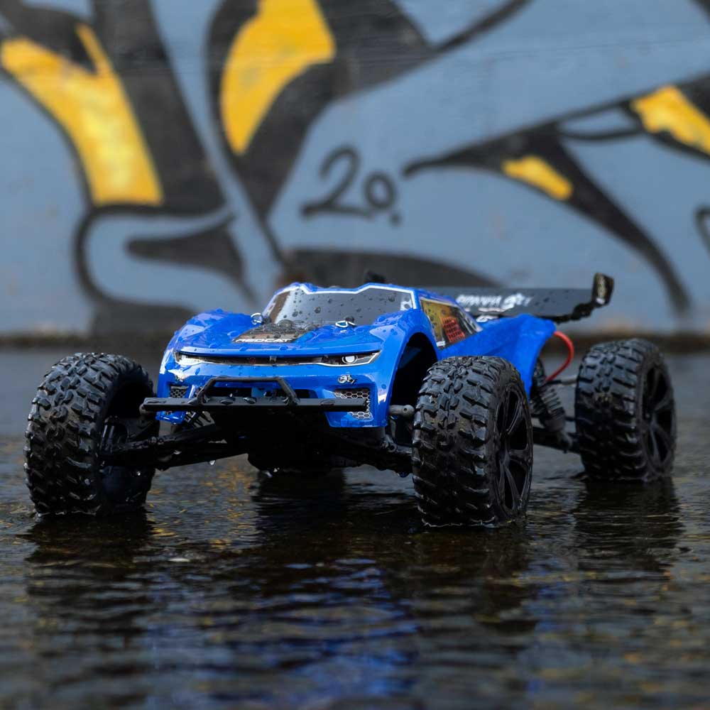 Redcat 1/10 Piranha 2WD Electric Truggy (Brushed / Blue / RTR)