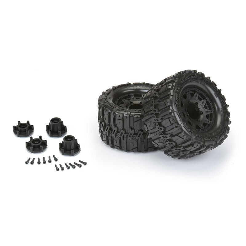 Pro-Line Trencher HP Belted Tire & MT Raid Wheel Set (2.8" / 12mm Hex / 2pcs)