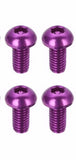 M3 8mm Round Head Aluminum Hex Screws (4pcs / Multiple Colors) | RC-N-Go