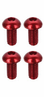 M3 8mm Round Head Aluminum Hex Screws (4pcs / Multiple Colors) | RC-N-Go