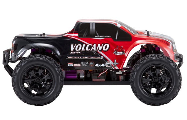 zz- Redcat 1/10 Volcano EPX 4WD Electric Monster Truck (Brushed / Red or Blue / RTR) | RC-N-Go