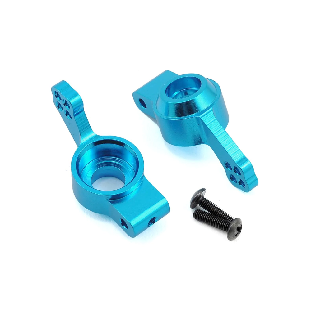 Redcat Aluminum Rear Hub Carriers (Blue / 2pcs)