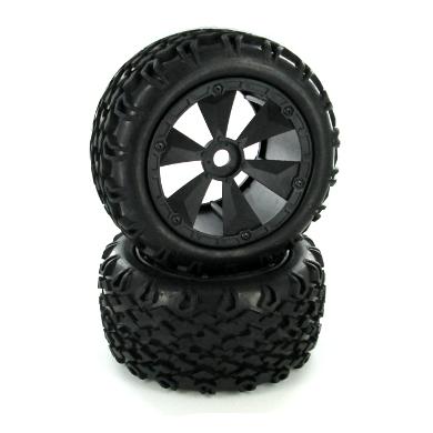 Redcat Shredder Tire & Wheel Set (Pre-Glued / 2pcs) | RC-N-Go