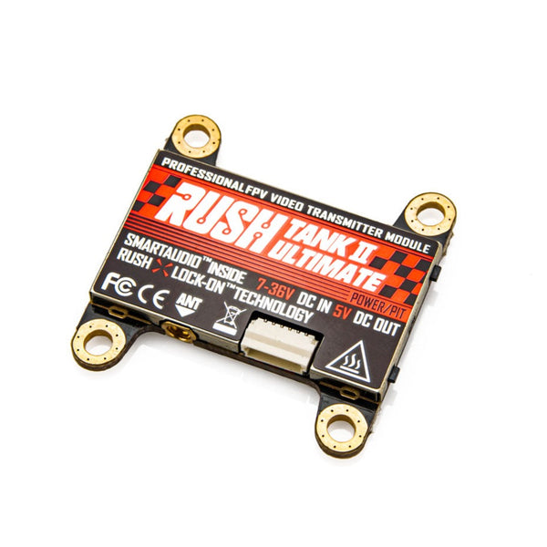 RushFPV Tank II V2 Ultimate 5.8GHz Video Transmitter (30x30 / 800mW / MMCX to SMA)