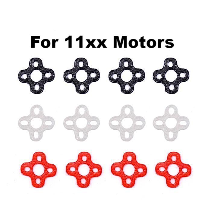 TPU Motor Mount Dampener for 11xx Motors (4pcs / Black, Clear or Red) | RC-N-Go