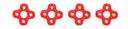 TPU Motor Mount Dampener for 11xx Motors (4pcs / Black, Clear or Red) | RC-N-Go