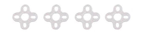 TPU Motor Mount Dampener for 11xx Motors (4pcs / Black, Clear or Red) | RC-N-Go