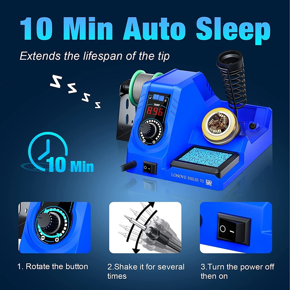 Lonove Soldering Station Kit with LED Digital Display RCNGo