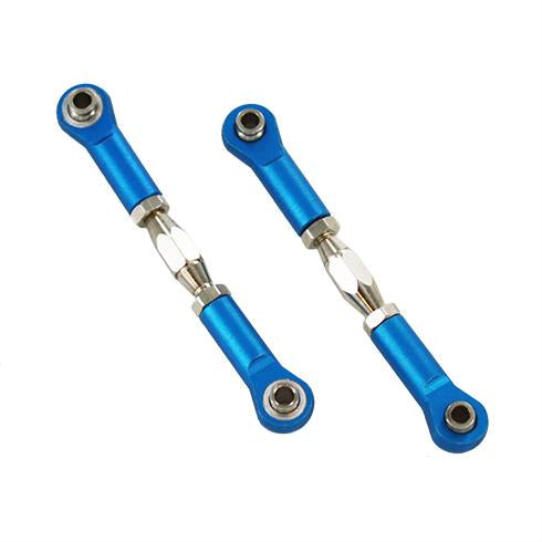 Redcat Steel Turnbuckles w/ Aluminum Rod Ends (4x36mm / Blue / 2pcs) | RC-N-Go