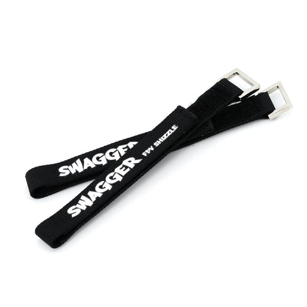 Swagger Slim Unbreakable Battery Straps (16x260mm / Black / 2pcs)
