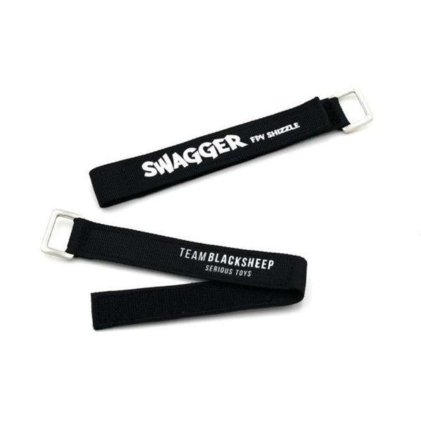 Swagger Straps XL Unbreakable Battery Straps (20x280mm / Black / 2pcs)