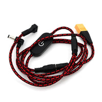 SYK Kable Goggles Battery Extension Cable (4ft / 2-6S / Multiple Colors) | RC-N-Go