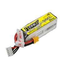 Tattu R-Line 4S / 550mAh / 95C / 14.8V LiPo Battery w/ XT30 Plug | RC-N-Go