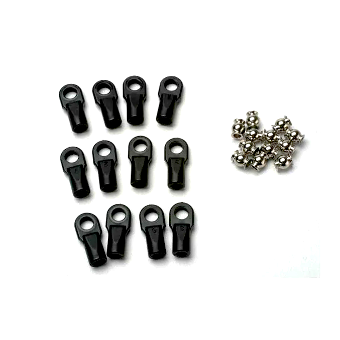 Traxxas Large Rod End Set w/ Hollow Balls