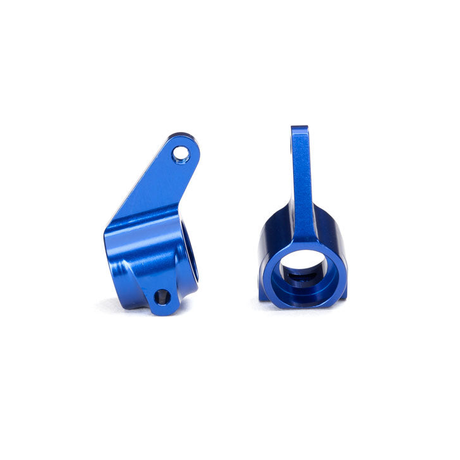 Traxxas 2WD Aluminum Steering Blocks (2pcs / Blue) | RC-N-Go