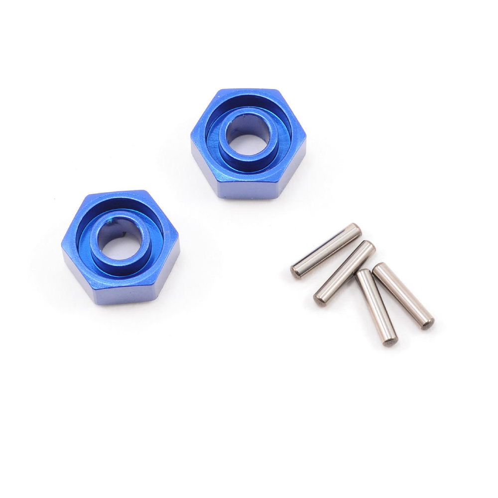 Traxxas Aluminum Wheel Hubs (12mm / Blue / 2pcs)
