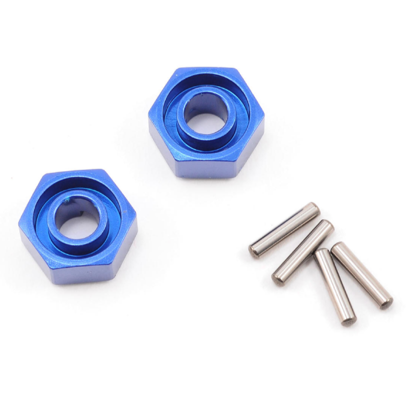 Traxxas Aluminum Wheel Hubs (#1654X / 12mm / Blue / 2pcs)