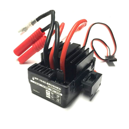 Hobbywing 1/10 Waterproof Brushed ESC (2-3S LiPo / 5-6 Cell NiMH) | RC-N-Go