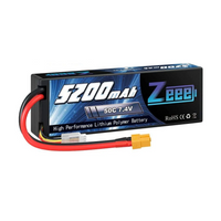 Zeee 2S / 5200mAh / 50C or 80C / 7.4V / XT60 LiPo Battery | RC-N-Go